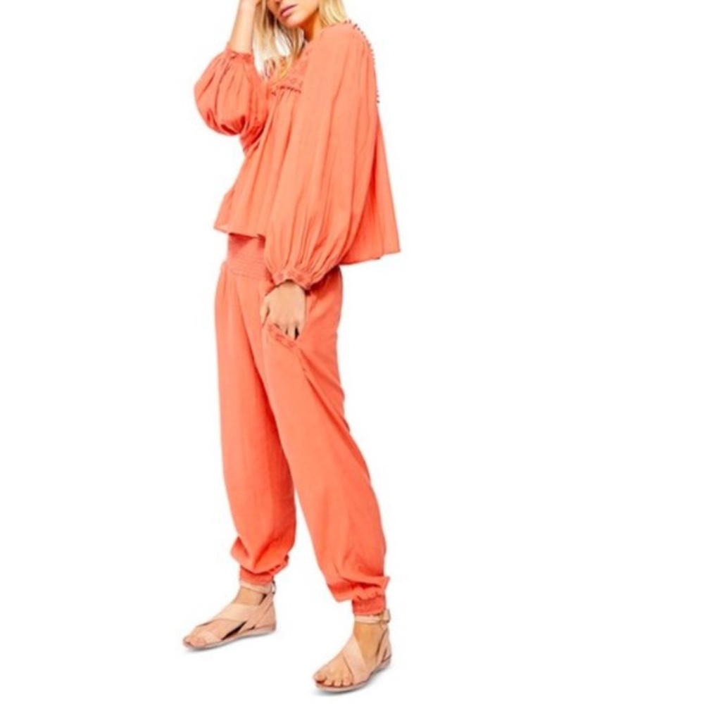 4️⃣ 💖 Free People Boho Style | Valencia Set Orange - Picture 2 of 3